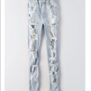 AE denim X super high-waisted jegging
